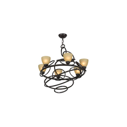 Anneau 6 Light 29" Wide Ring Chandelier