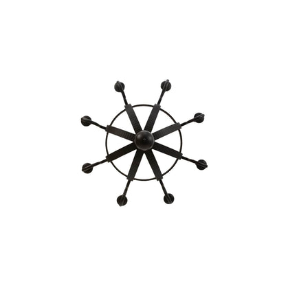 Barrel Stave Madera 8 Light 43" Wide Taper Candle Style Chandelier