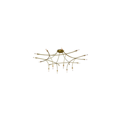 ISON 18 Light 84" Wide Taper Candle Ring Chandelier
