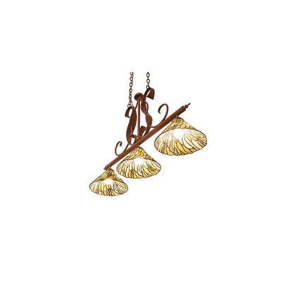 Jadestone 3 Light 12" Wide Linear Pendant