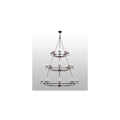 Estrella 24 Light 60" Wide Taper Candle Style Chandelier