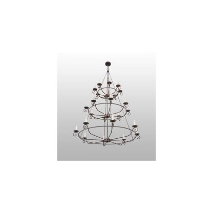 Estrella 24 Light 60" Wide Taper Candle Style Chandelier