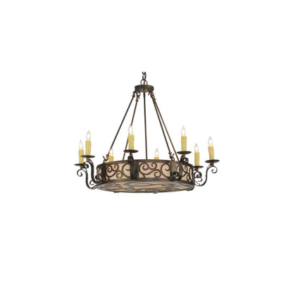 Delano 8 Light 36" Wide Taper Candle Style Chandelier