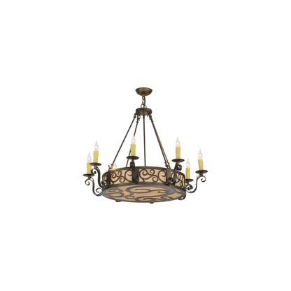 Delano 8 Light 36" Wide Taper Candle Style Chandelier