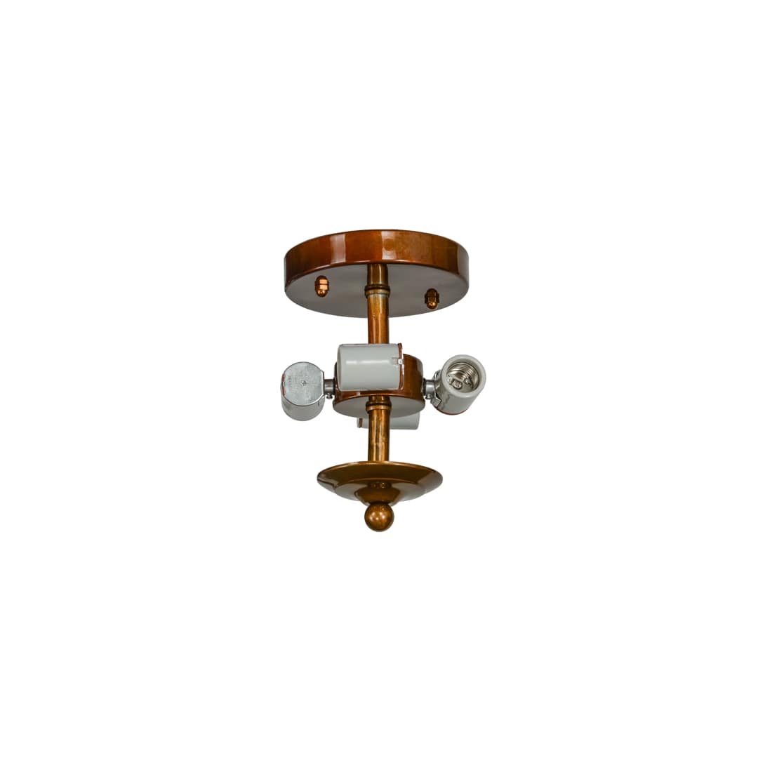 Commerce 4 Light 20" Wide Semi-Flush Bowl Ceiling Fixture - Transparent Copper Finish