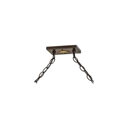 Personalized 9 Light 17" Wide Linear Pendant