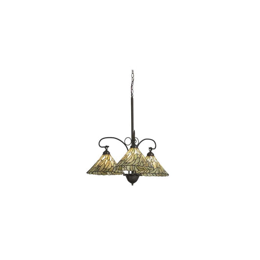 Willow Jadestone 3 Light 30" Wide Chandelier