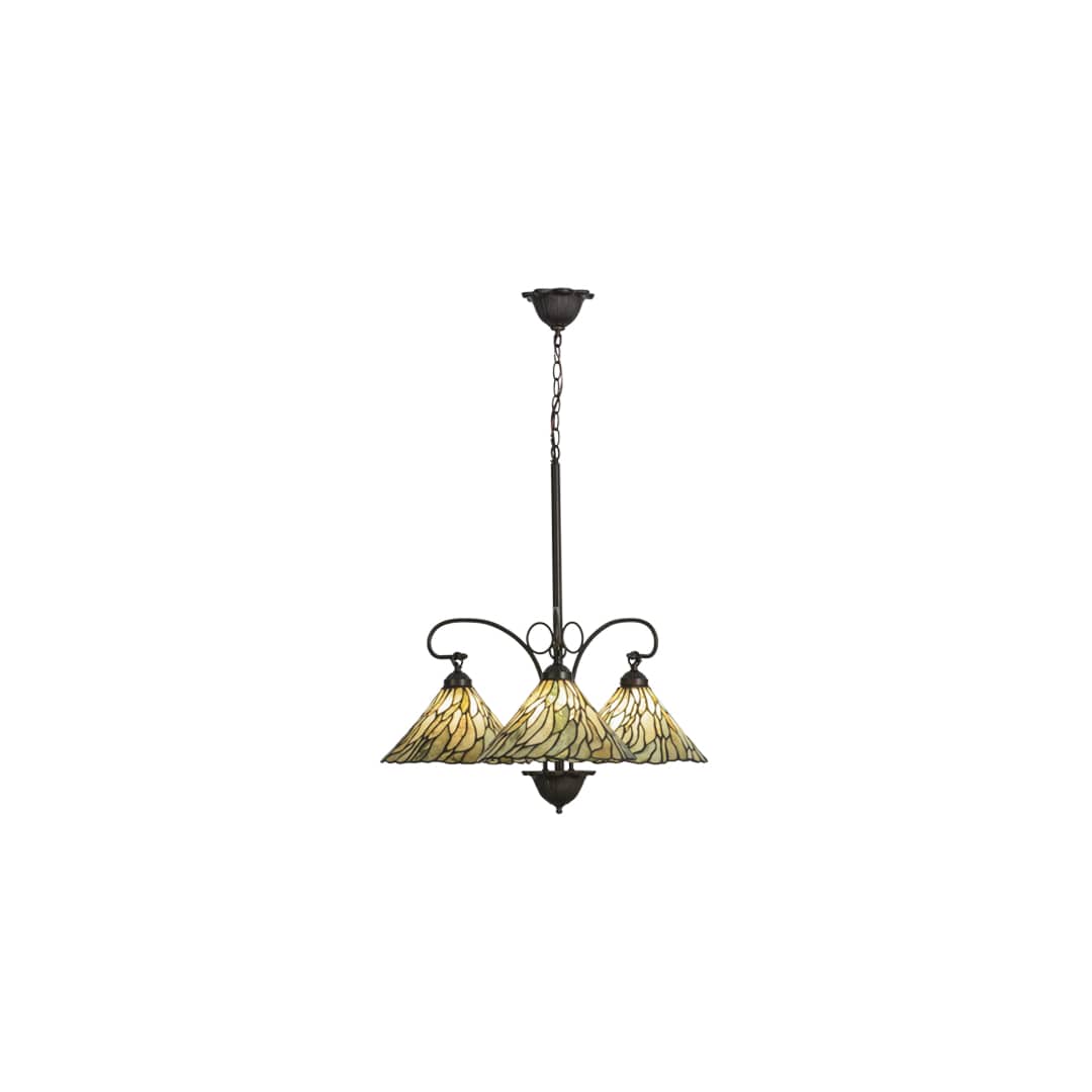 Willow Jadestone 3 Light 30" Wide Chandelier