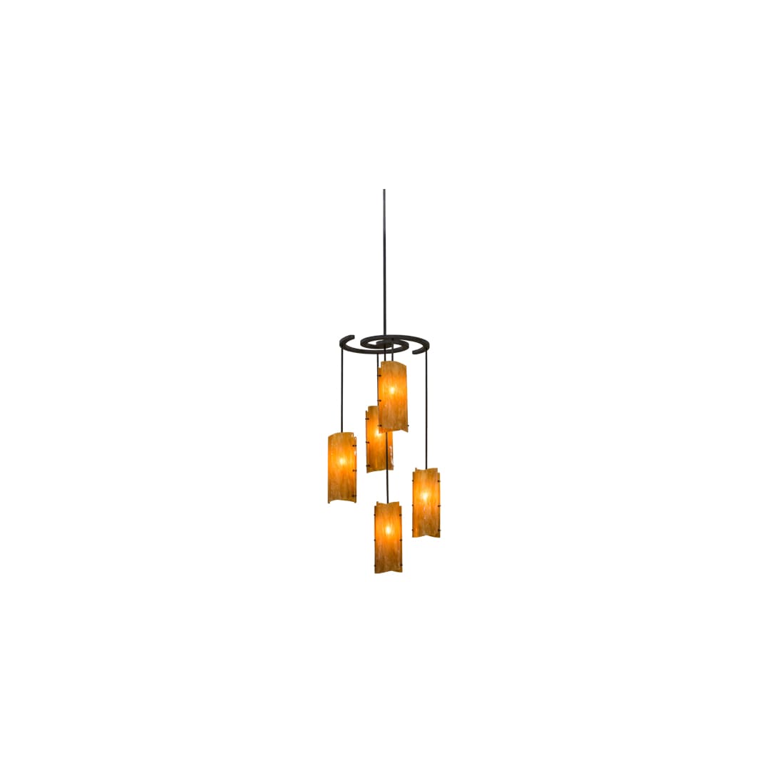 Vortex 5 Light 34" Wide Chandelier