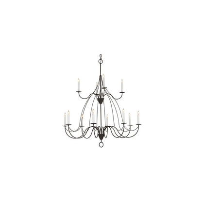 Polonaise 12 Light 48" Wide Taper Candle Style Chandelier