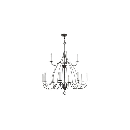 Polonaise 12 Light 48" Wide Taper Candle Style Chandelier