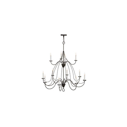 Polonaise 12 Light 48" Wide Taper Candle Style Chandelier