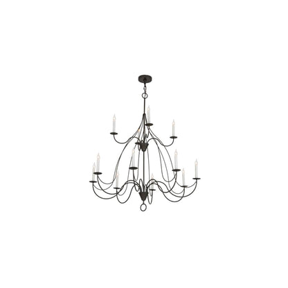 Polonaise 12 Light 48" Wide Taper Candle Style Chandelier