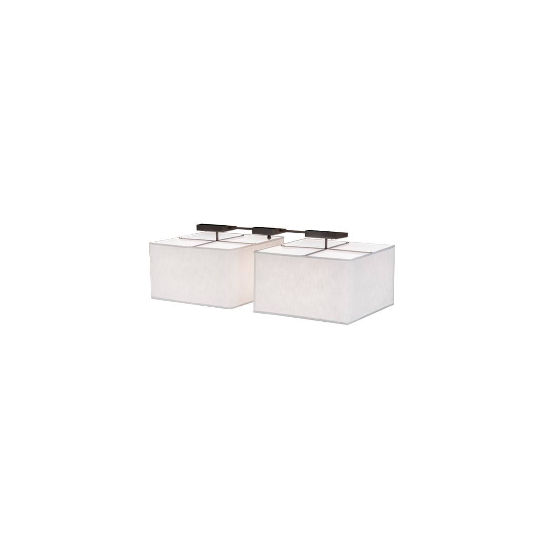 Quadrato 8 Light 24" Wide Linear Pendant