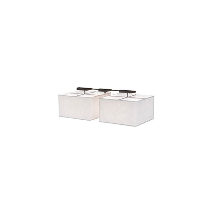 Quadrato 8 Light 24" Wide Linear Pendant