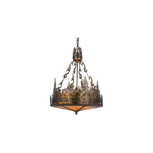 Loon 4 Light 22" Wide Pendant