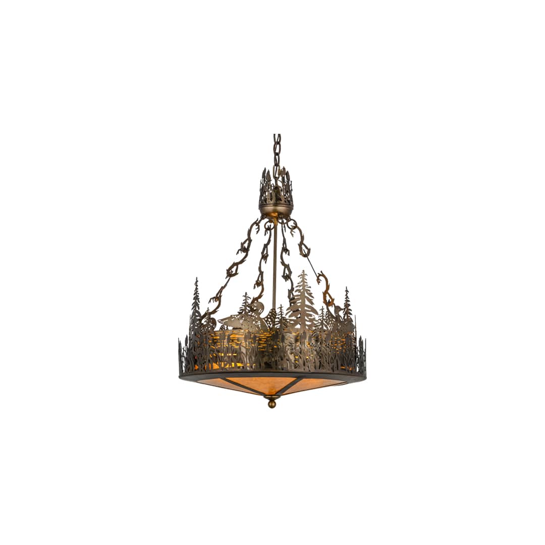 Loon 4 Light 22" Wide Pendant