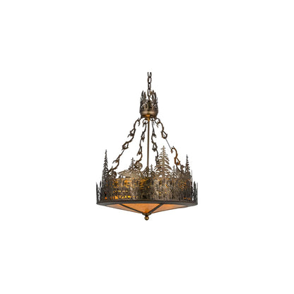 Loon 4 Light 22" Wide Pendant