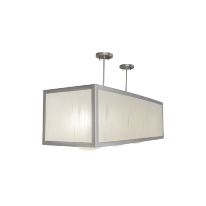 Quadrato 3 Light 17" Wide Linear Pendant