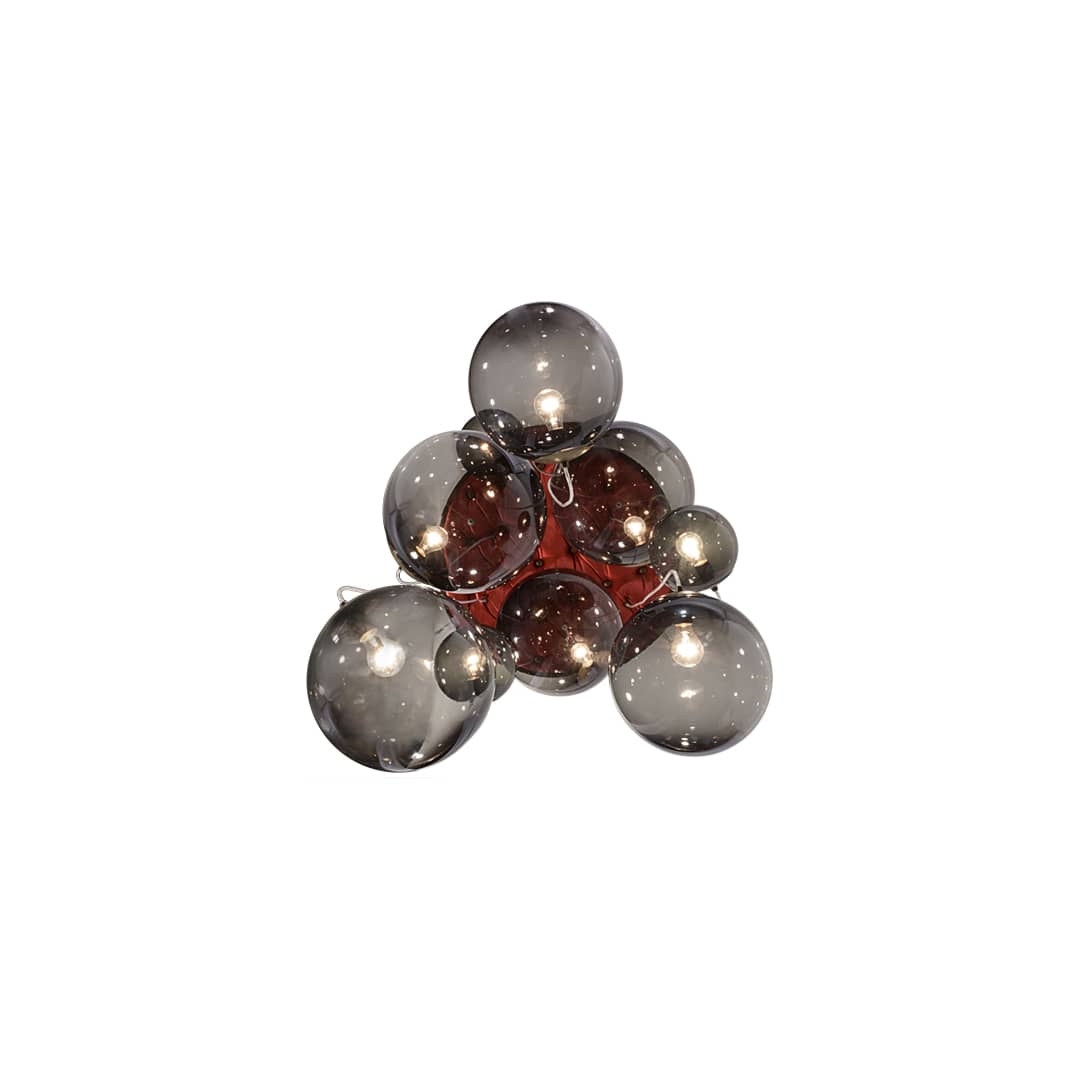 Bola 9 Light 40" Wide Abstract Multi Light Pendant