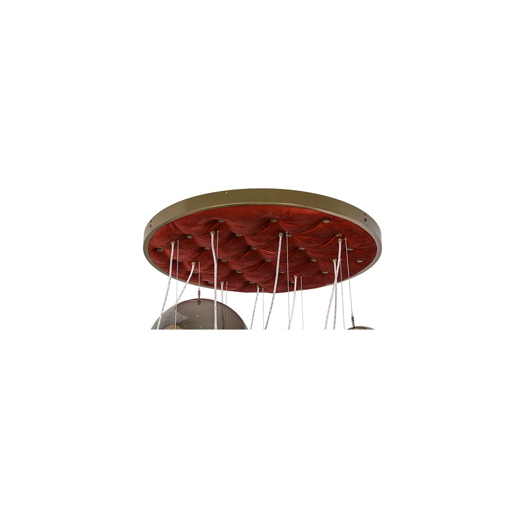 Bola 9 Light 40" Wide Abstract Multi Light Pendant