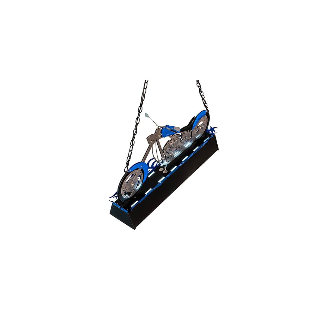 Motorcycle 2 Light 8" Wide Linear Pendant