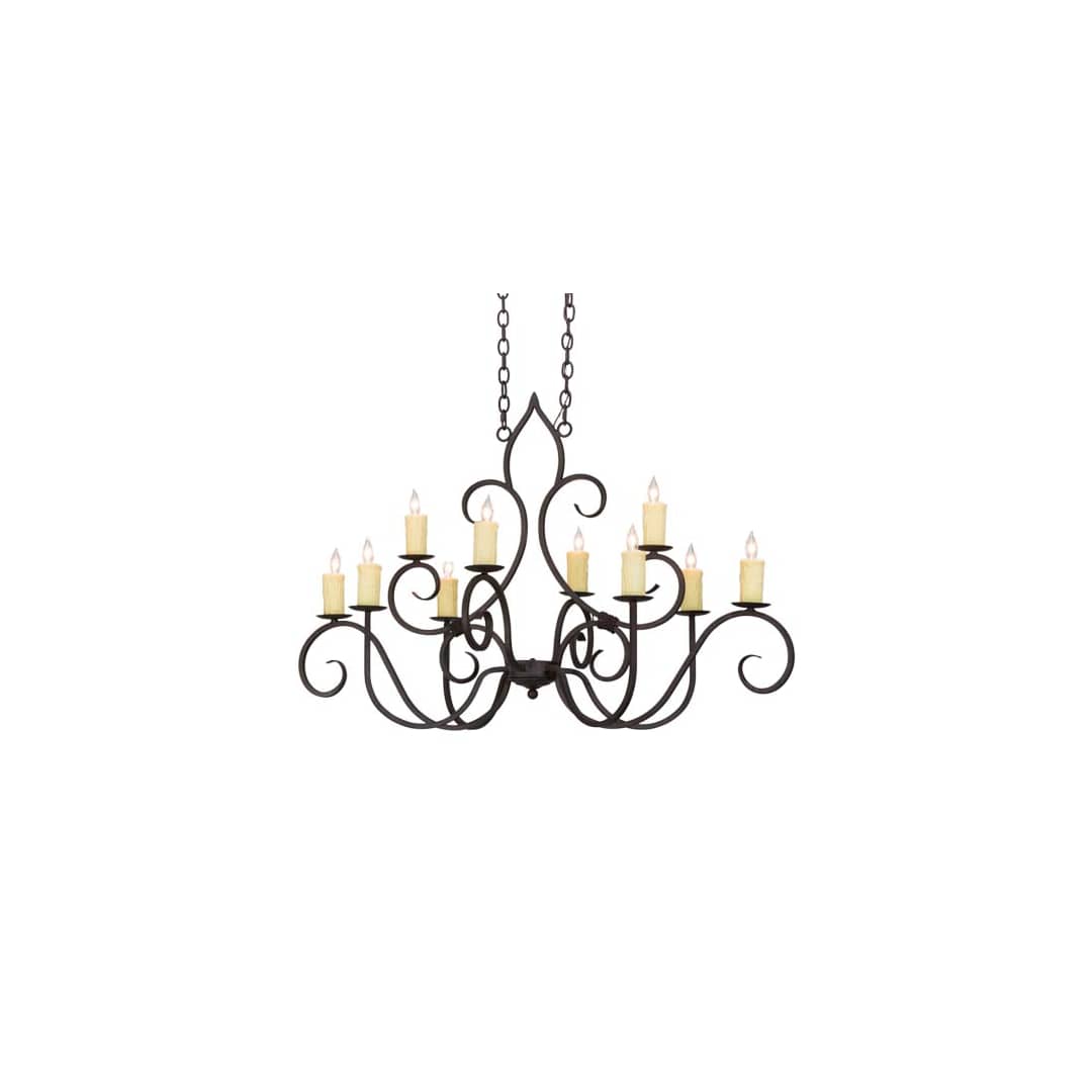 Clifton 10 Light 48" Wide Taper Candle Style Chandelier