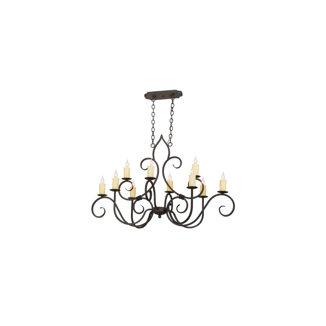 Clifton 10 Light 48" Wide Taper Candle Style Chandelier