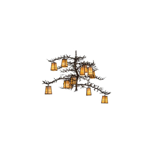 Pine Branch Valley View 12 Light 54" Wide Chandelier