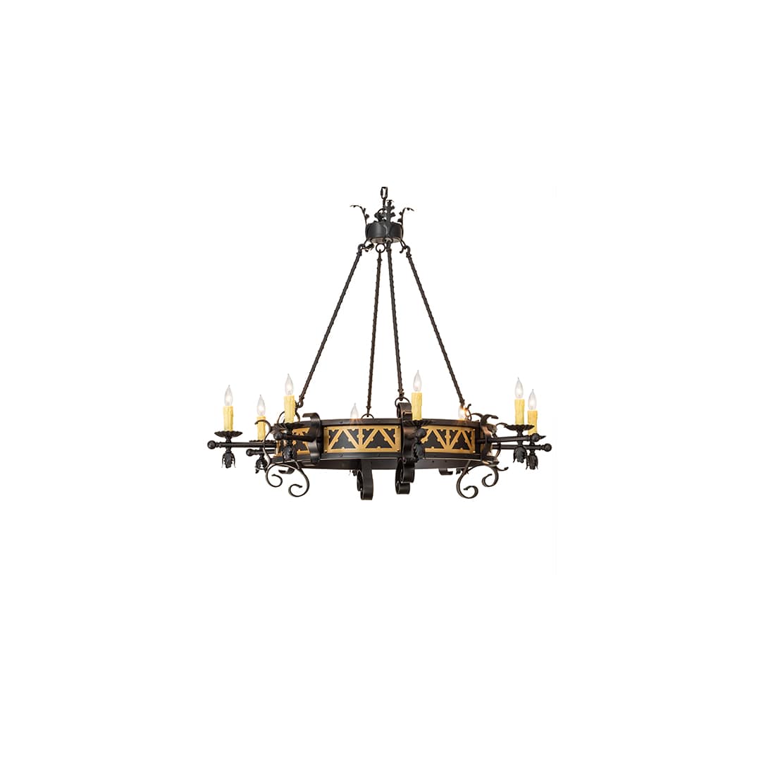 Filomena 8 Light 48" Wide Taper Candle Style Chandelier