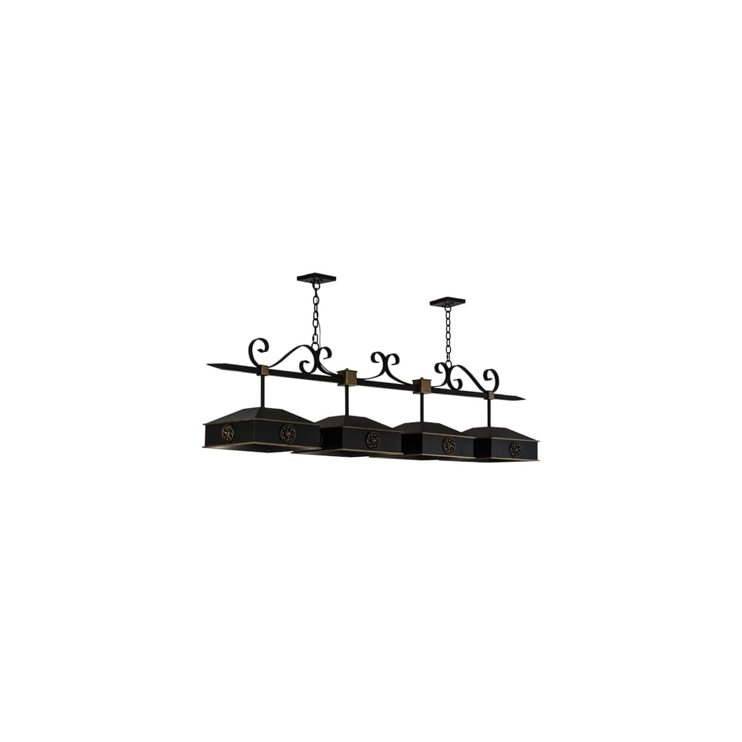 Stefano 4 Light 14" Wide Linear Pendant