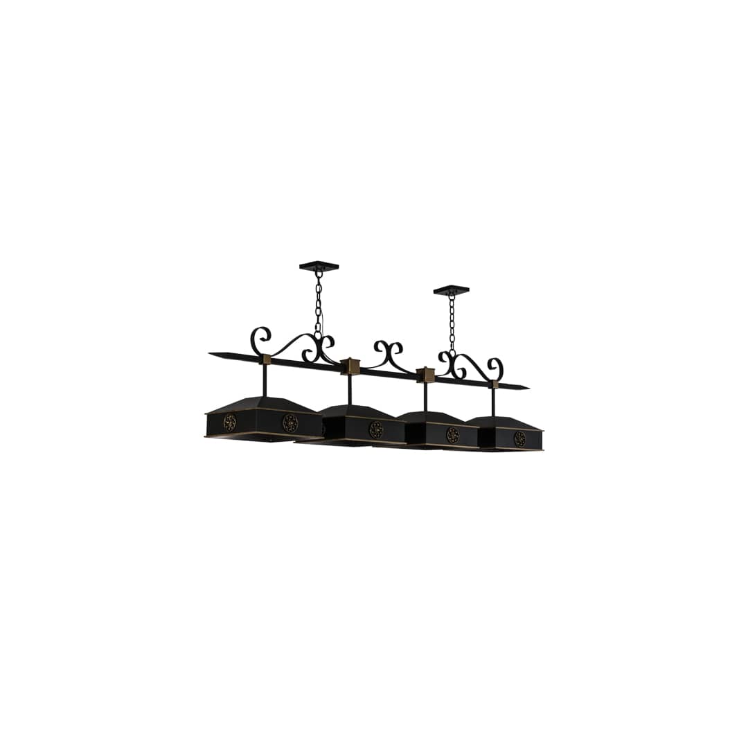 Stefano 4 Light 14" Wide Linear Pendant