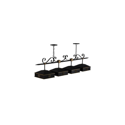 Stefano 4 Light 14" Wide Linear Pendant