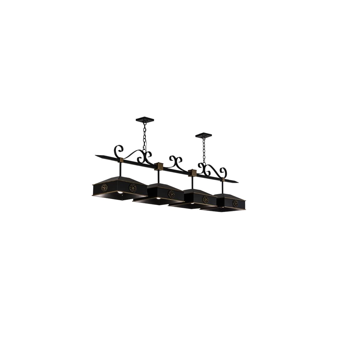 Stefano 4 Light 14" Wide Linear Pendant