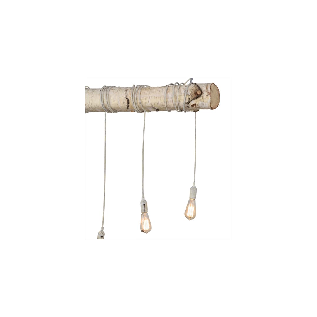 Hounds Tooth 4 Light 8" Wide Abstract Linear Pendant