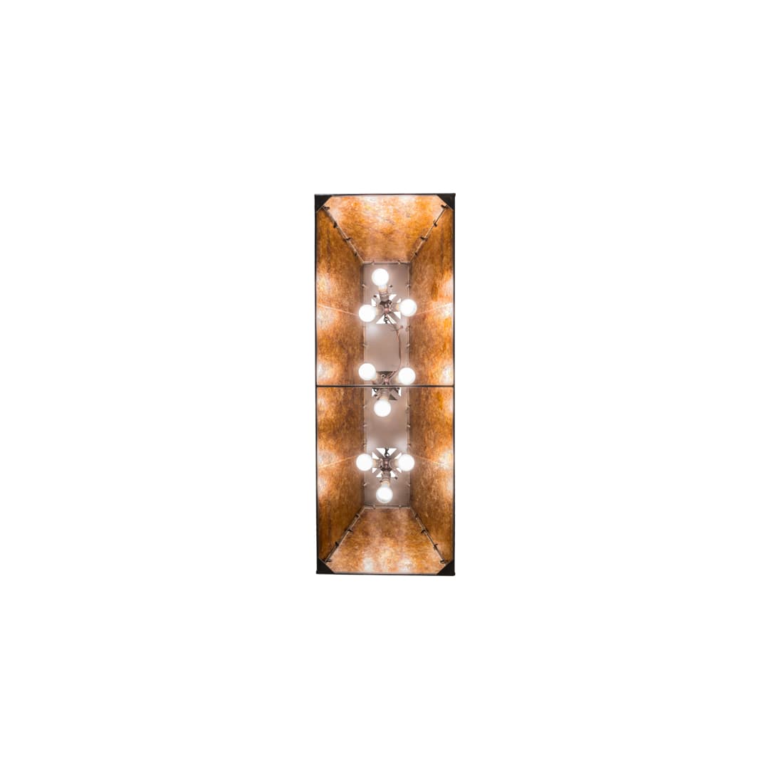 Personalized 9 Light 18" Wide Linear Pendant