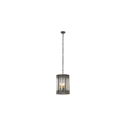 Antencio 3 Light 14" Wide Taper Candle Pendant