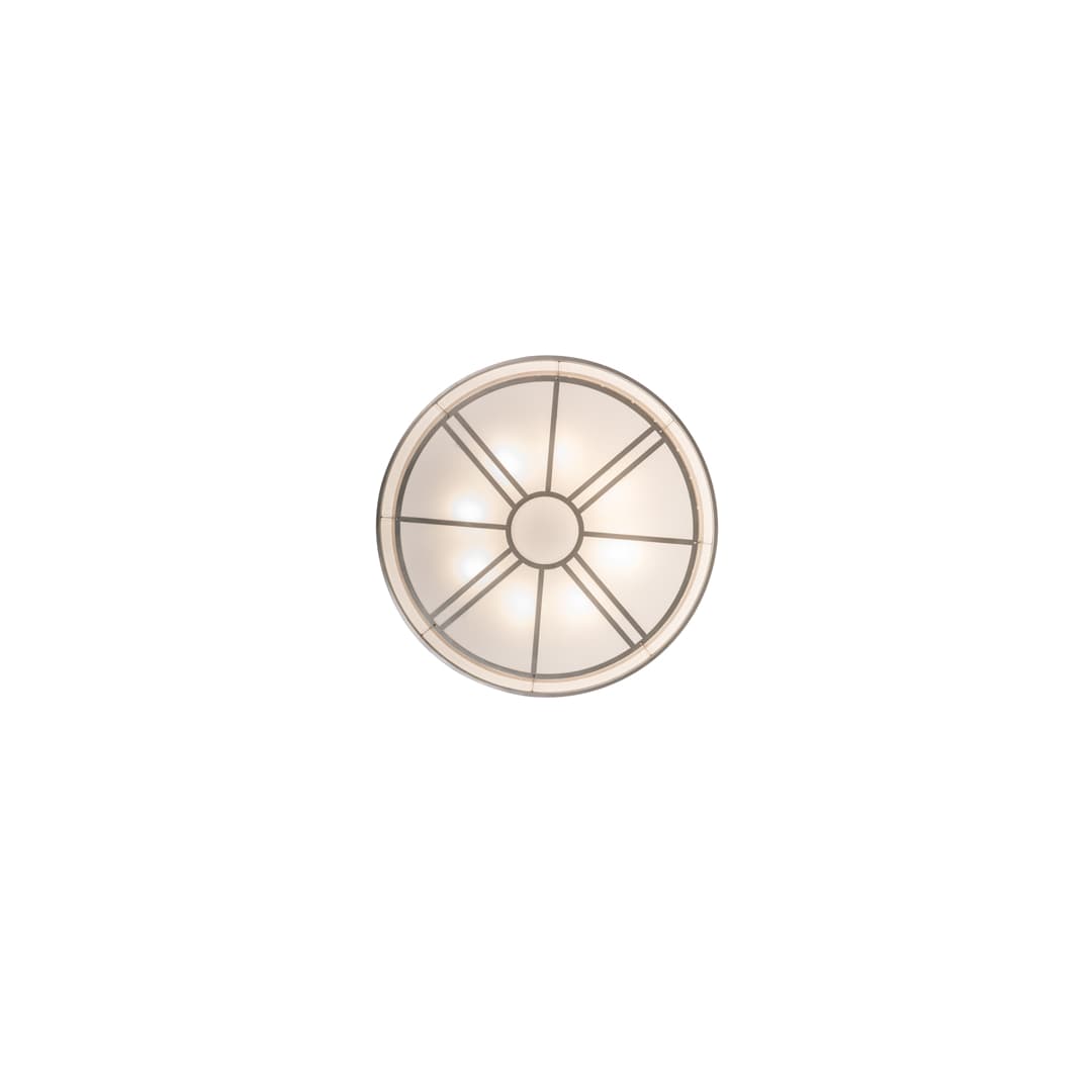 Cilindro Milwaukee 8 Light 60" Wide Flush Mount Drum Ceiling Fixture