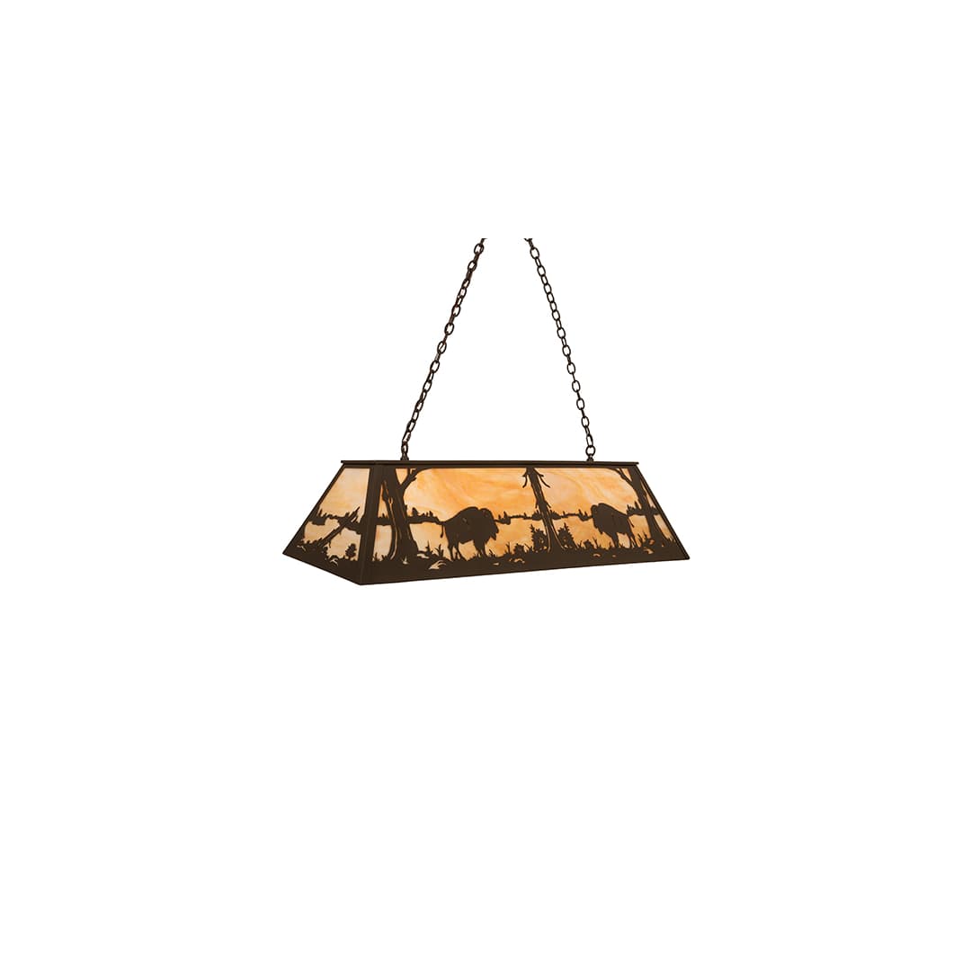 Buffalo at Lake 9 Light 17" Wide Linear Pendant