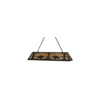 Buffalo at Lake 9 Light 17" Wide Linear Pendant