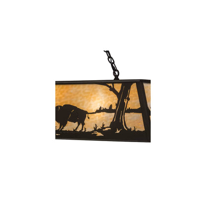Buffalo at Lake 9 Light 17" Wide Linear Pendant