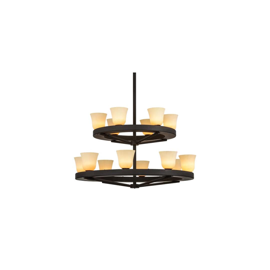 Loxley Piedmont 14 Light 57" Wide Ring Chandelier