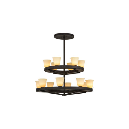Loxley Piedmont 14 Light 57" Wide Ring Chandelier