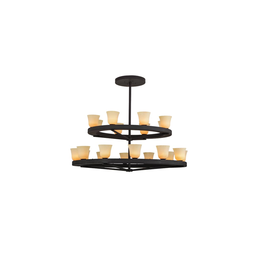 Loxley Piedmont 20 Light 72" Wide Ring Chandelier