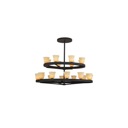 Loxley Piedmont 20 Light 72" Wide Ring Chandelier