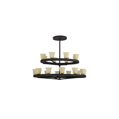 Loxley Piedmont 20 Light 72" Wide Ring Chandelier