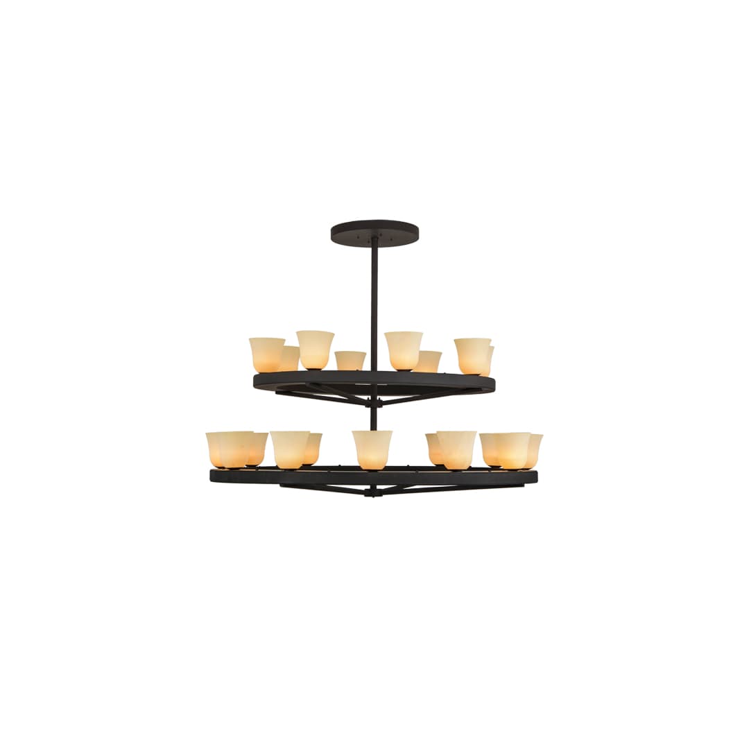 Loxley Piedmont 20 Light 72" Wide Ring Chandelier