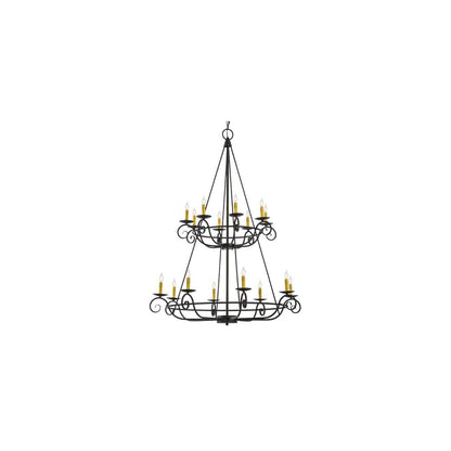 Estrella 16 Light 45" Wide Taper Candle Style Chandelier
