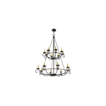 Estrella 16 Light 45" Wide Taper Candle Style Chandelier