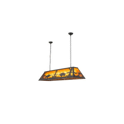 Buffalo at Lake 9 Light 17" Wide Linear Pendant